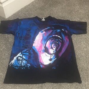 90’s Vintage Pink Floyd Band Tee Adults Tee - Blue, Black, and Pink